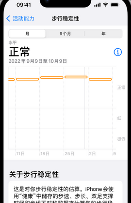 七里河iPhone手机维修如何在iPhone开启'步行稳定性通知'