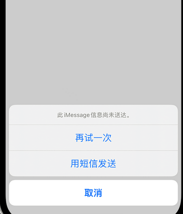 七里河apple维修iPhone上无法正常发送iMessage信息