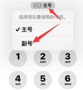 七里河苹果14维修店分享iPhone 14 Pro Max使用副卡打电话的方法 