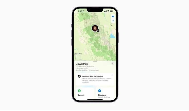七里河苹果14维修分享iPhone14系列中 FindMy功能通过卫星分享位置方法教程 